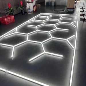 Hexagon LED – 2,4×4,8 m (6500K)